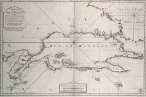 Avşa'nın tarihi bir haritası