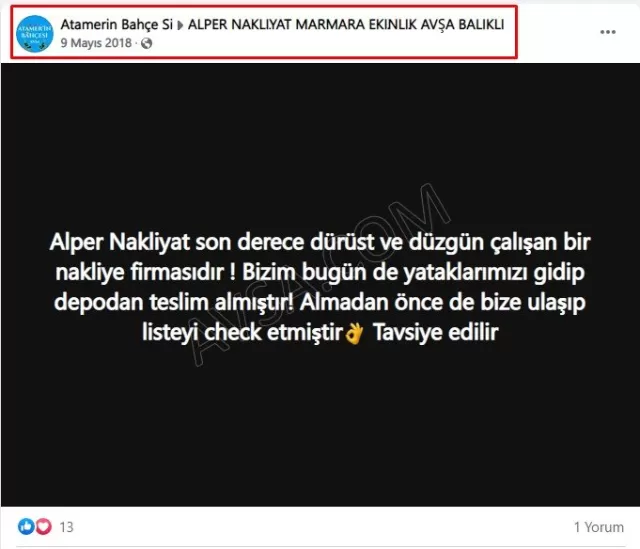 Alper Nakliyat genel fotoğrafı 8