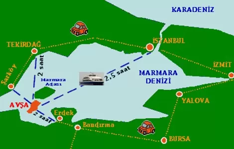 Avşa Ulaşım Planı